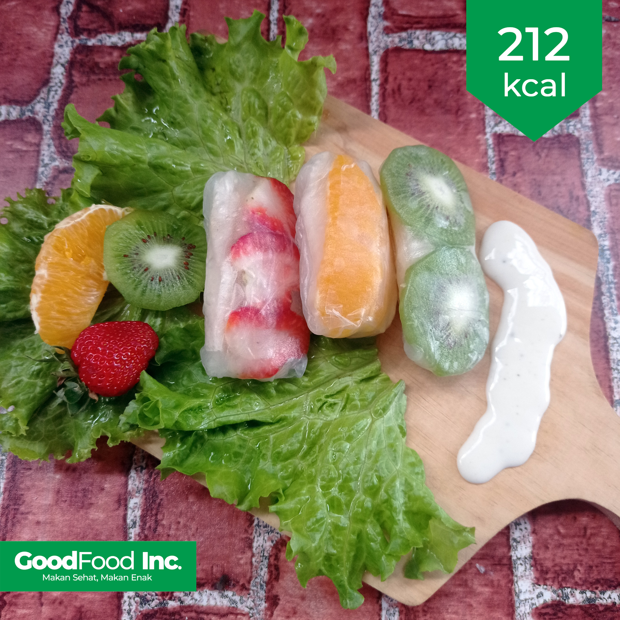 Fruits Roll with Paper Rice