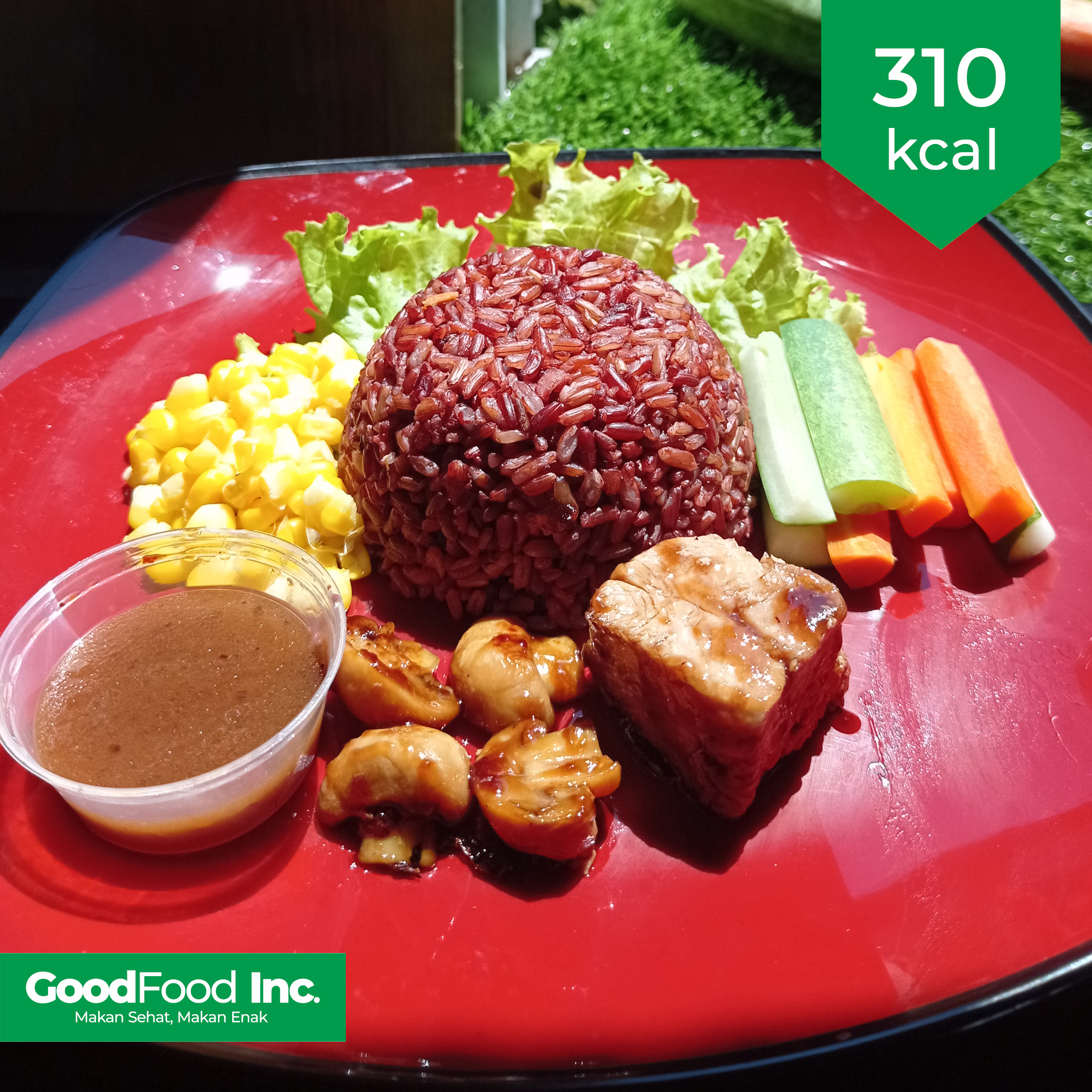 Red Rice Roasted Chicken